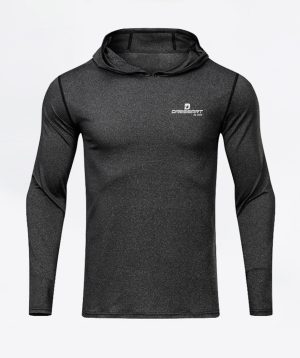 Slim Fit Workout Hoodie – Stretchable & Trendy Design