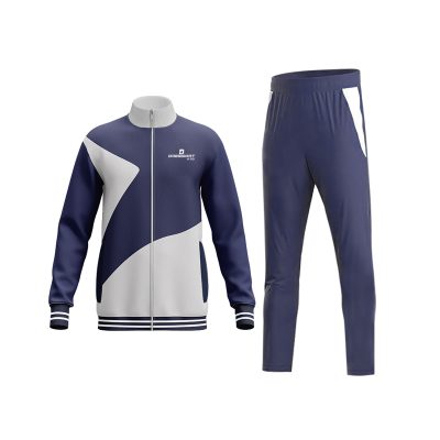 Full-Zip Gym Tracksuit – Durable & Flexible Design